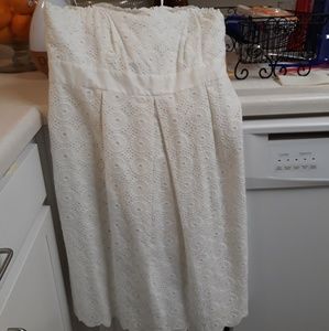 Lilly Pulitzer white cocktail dress